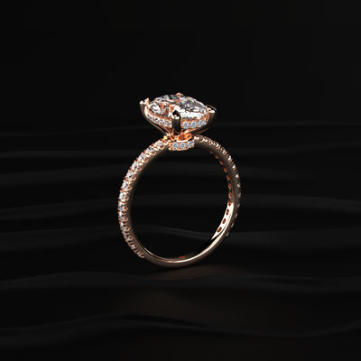 3Ct Oval Diamond Ring | Earthly Jewels #diamond-shape_oval