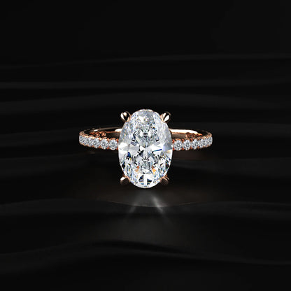 3Ct Oval Diamond Ring | Earthly Jewels #diamond-shape_oval