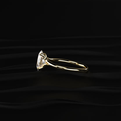 2Ct Oval Solitaire Engagement Ring