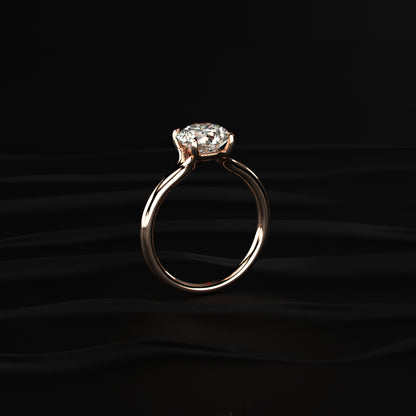 2 Carat Round Solitaire Diamond Ring