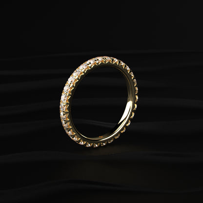 Full Diamond Eternity Ring | Earthly Jewels 