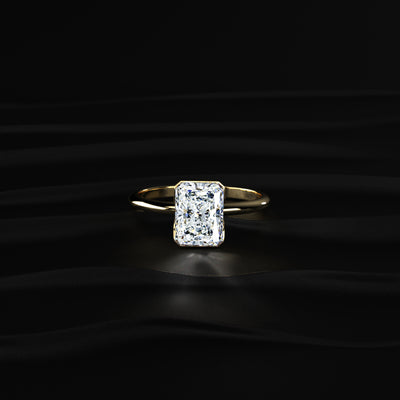 2 Carat Radiant Cut Engagement Ring | Earthly Jewels