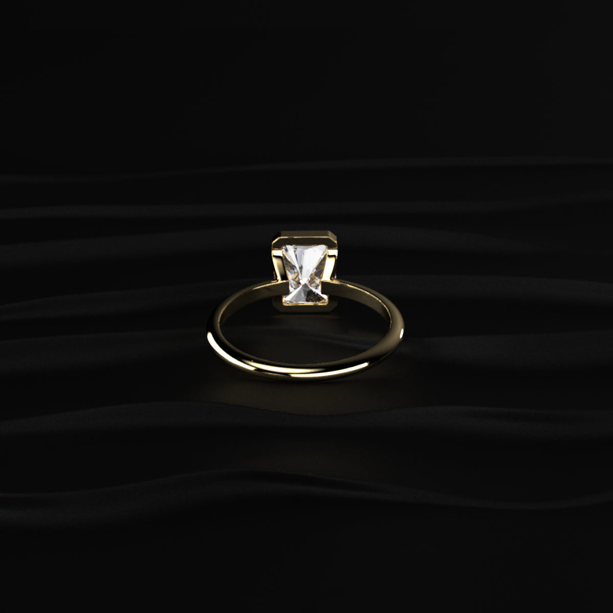 2 Carat Radiant Cut Engagement Ring