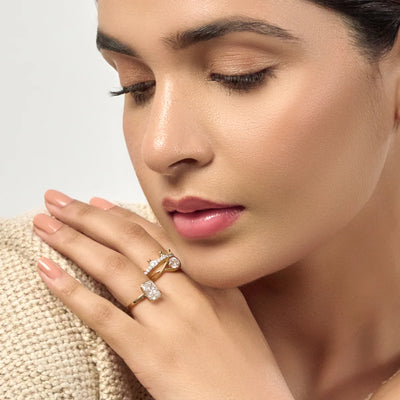 2 Carat Radiant Cut Engagement Ring | Earthly Jewels