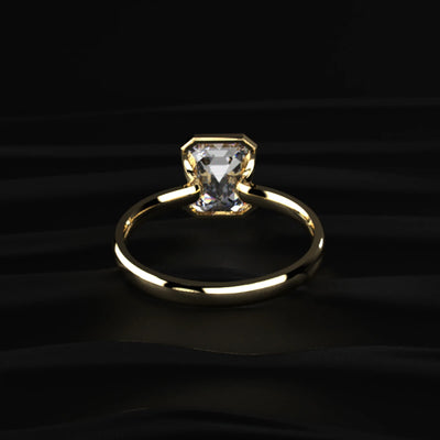2 Carat Radiant Cut Engagement Ring | Earthly Jewels