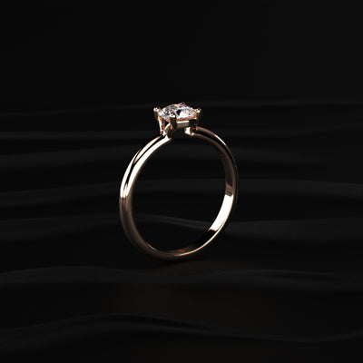 Round Shape Solitaire Ring | Earthly Jewels