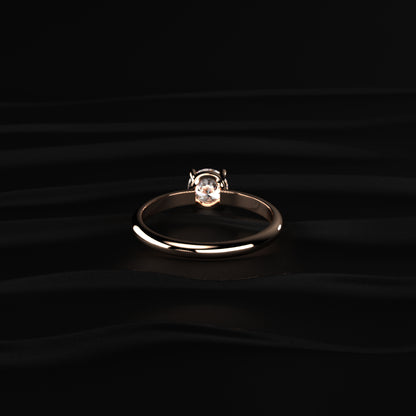Round Shape Solitaire Ring