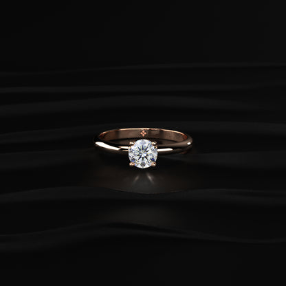 Round Shape Solitaire Ring