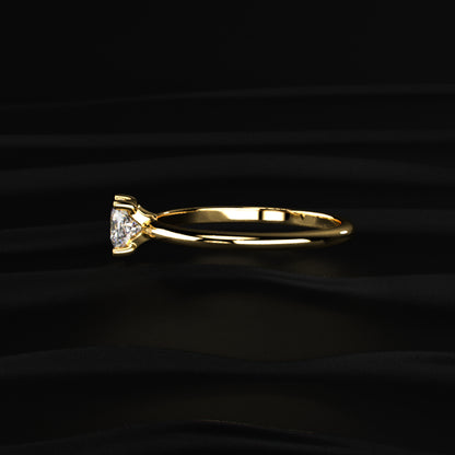 0.5Ct Cushion Beauty Ring | Earthly  Jewels