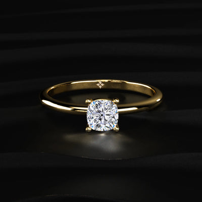 0.5Ct Cushion Beauty Ring | Earthly  Jewels