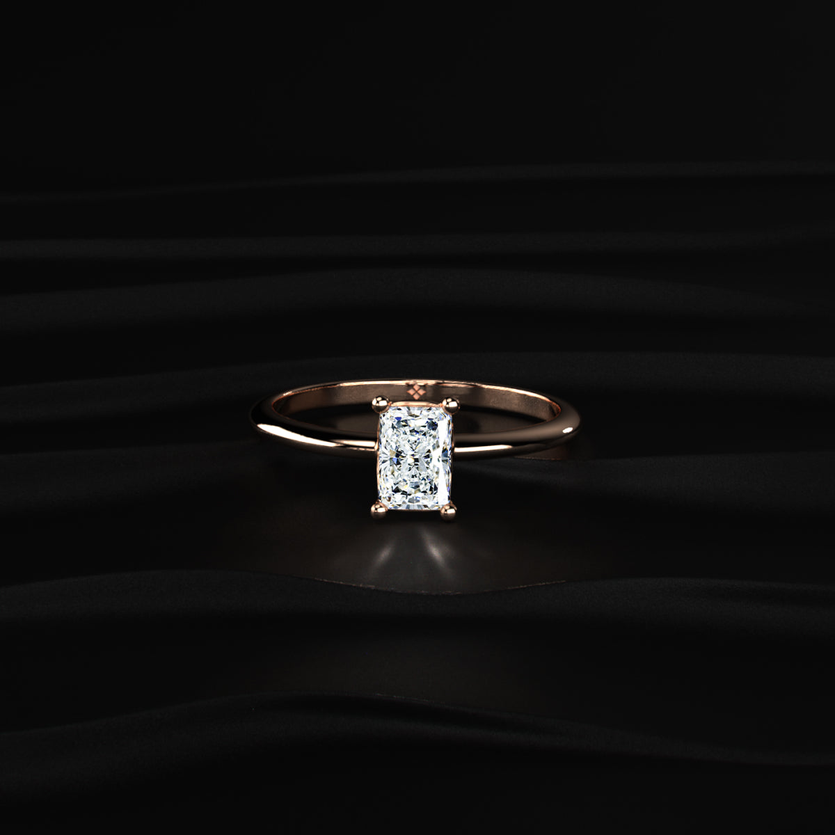 Radiant Cut Engagement Ring