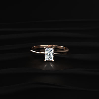 Radiant Cut Engagement Ring | Earthly Jewels