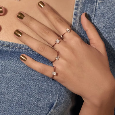 Radiant Cut Engagement Ring | Earthly Jewels