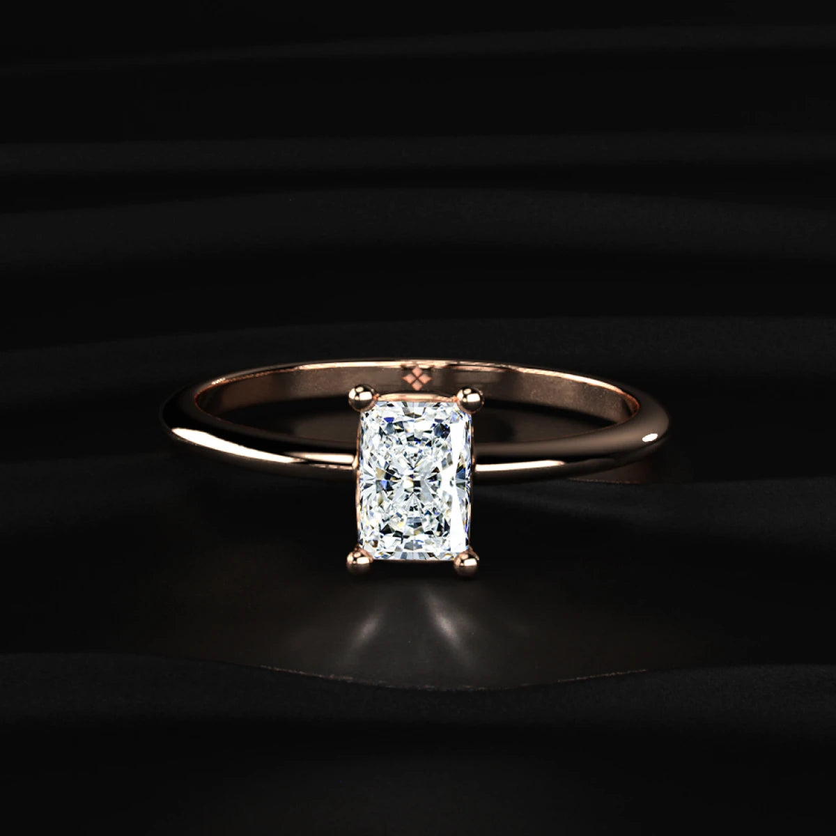 Radiant Cut Engagement Ring | Earthly Jewels