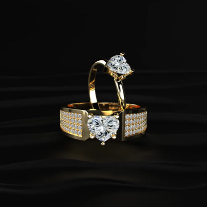 Heart Shape Solitaire Ring