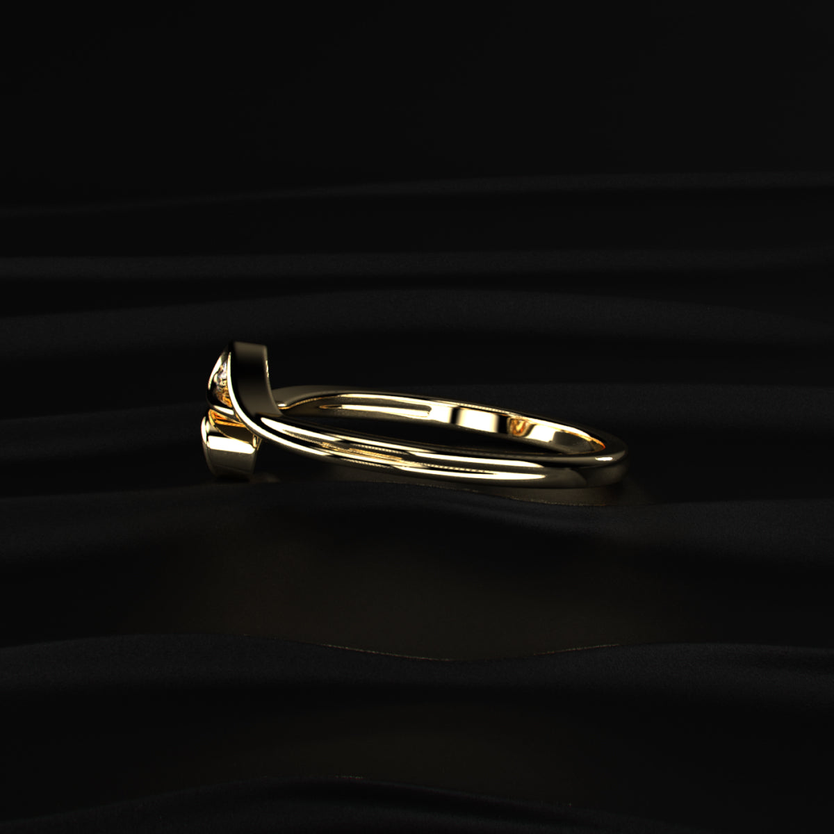 Round Diamond Infinity Band | Earthly Jewels