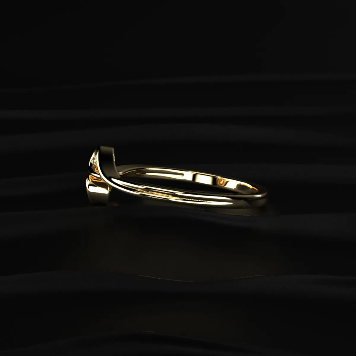 Round Diamond Infinity Band | Earthly Jewels