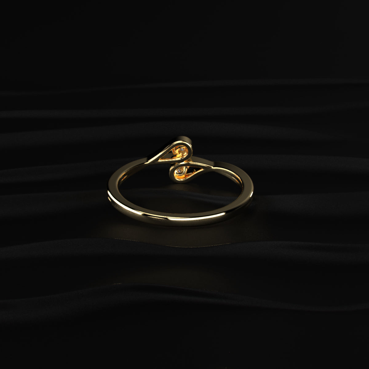 Round Diamond Infinity Band | Earthly Jewels