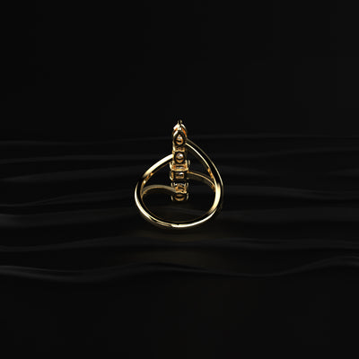 4 Stone Split Shank Engagement Ring | Earthly Jewels