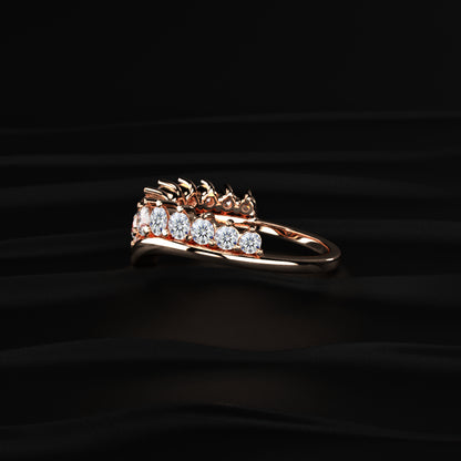 V Shaped Diamond Ring | Earthly Jewels