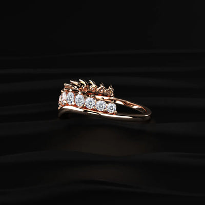 V Shaped Diamond Ring | Earthly Jewels