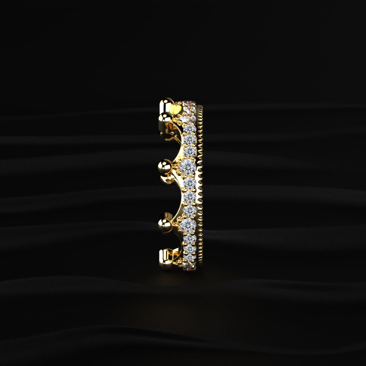 Crown Shaped Ring | Earthly jewels