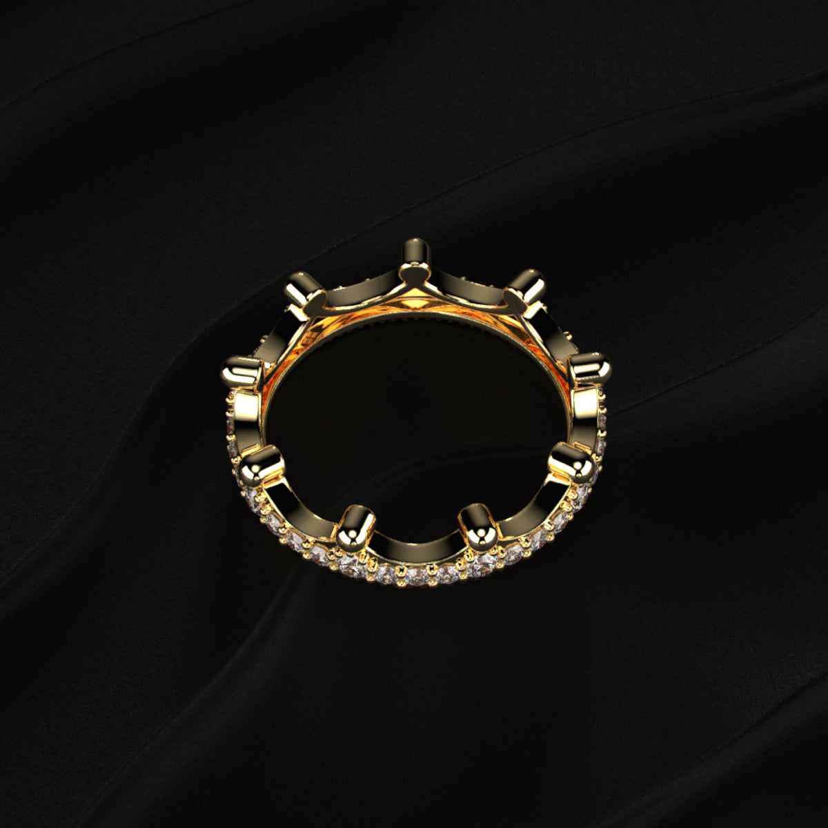 Crown Shaped Ring | Earthly jewels
