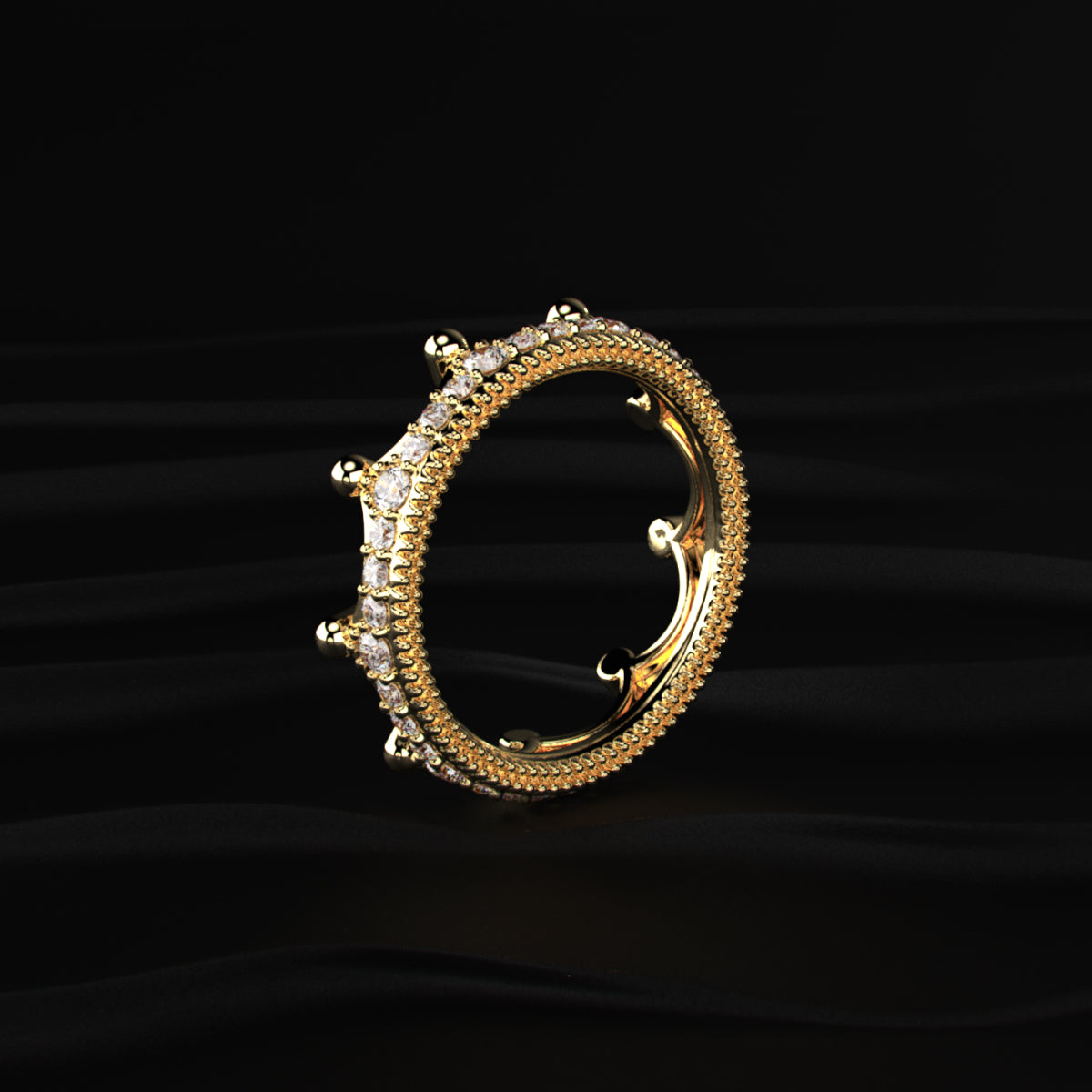 Crown Shaped Ring | Earthly jewels