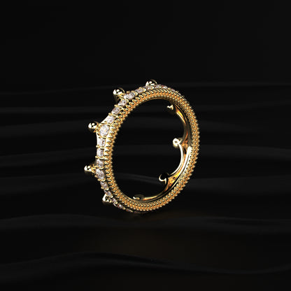 Crown Shaped Ring | Earthly jewels