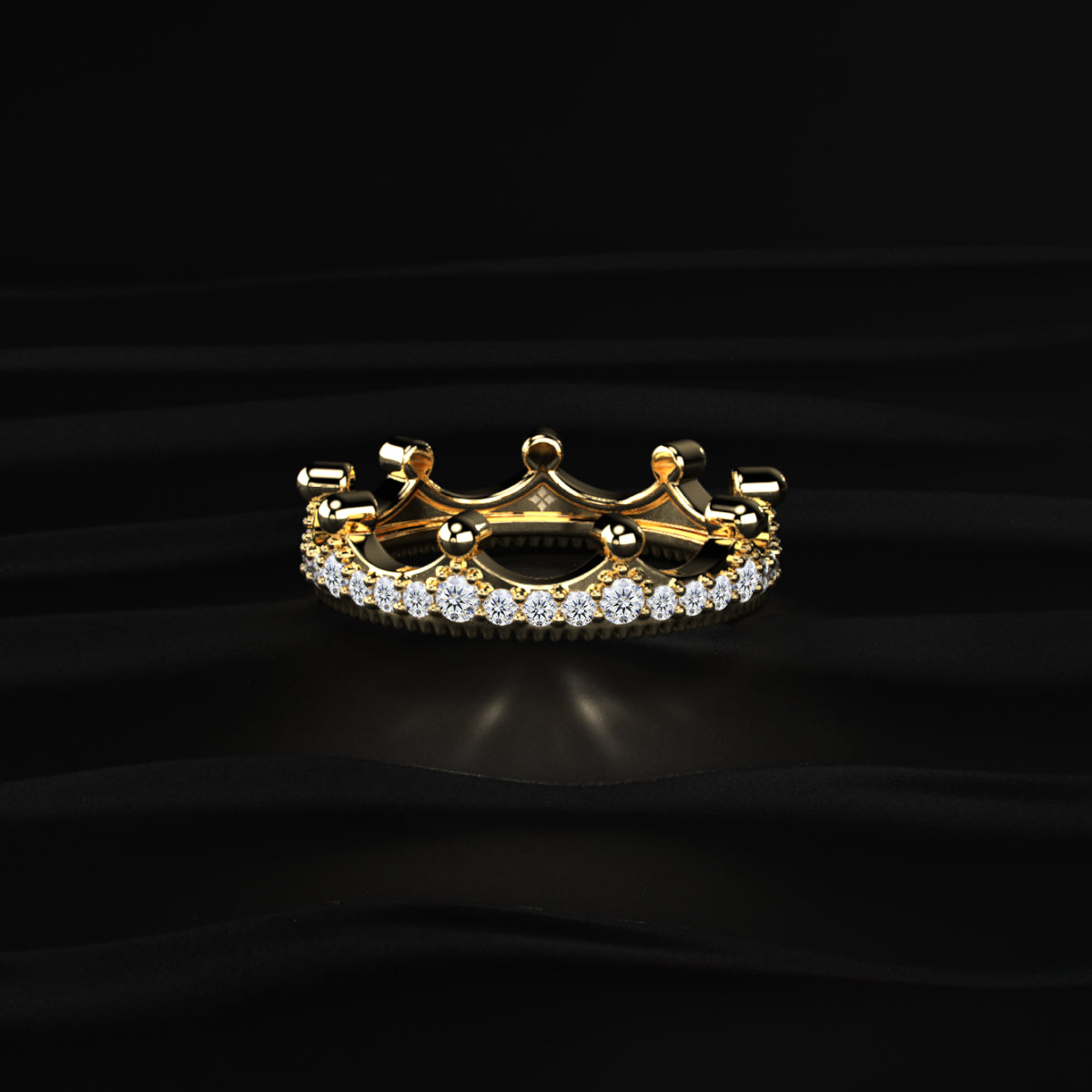 Crown Shaped Ring | Earthly jewels