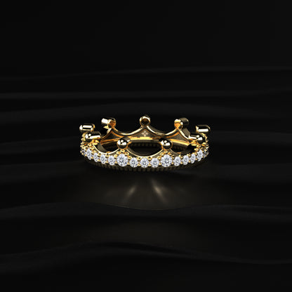 Crown Shaped Ring | Earthly jewels