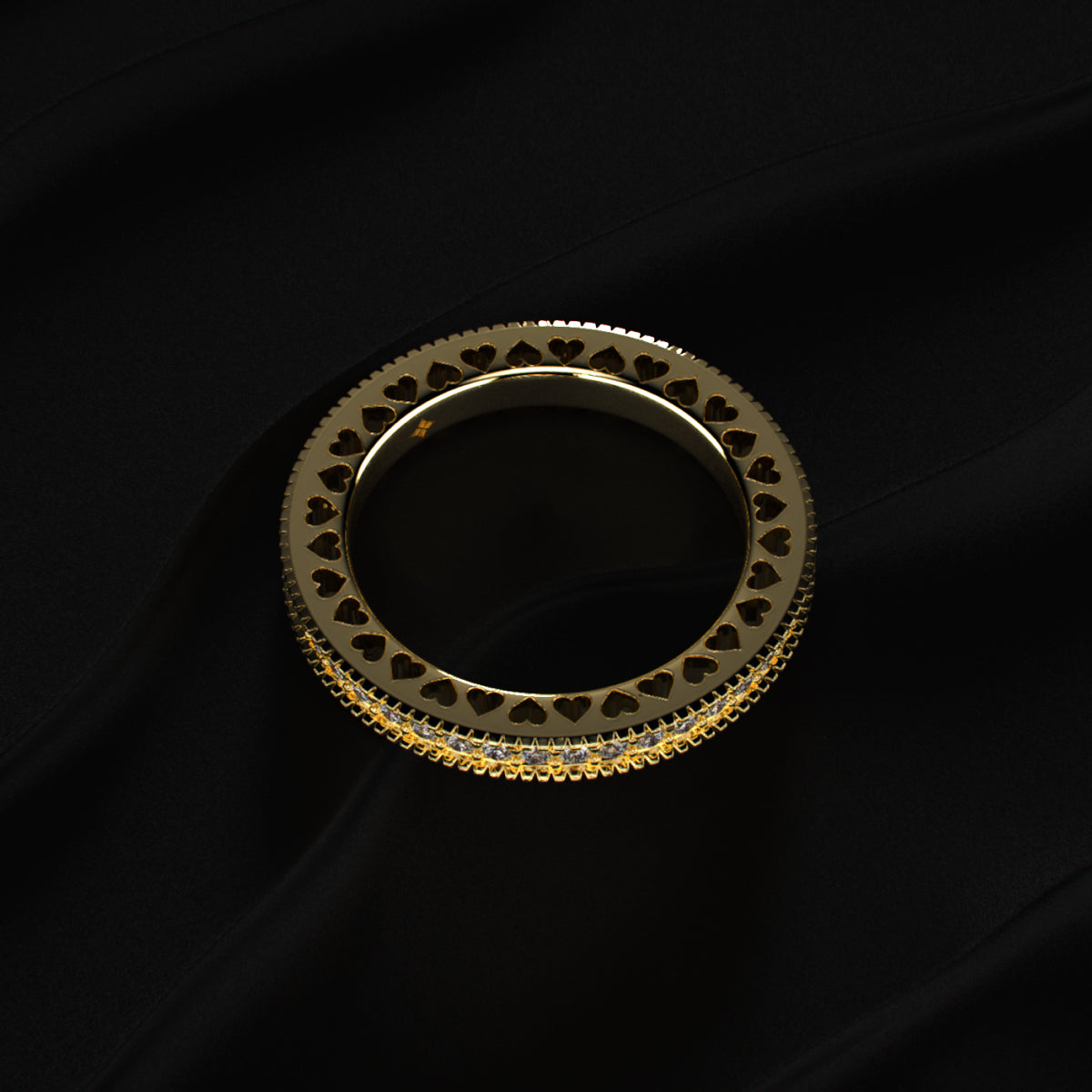 Heart Of Eternity Diamond Ring | Earthly  jewels