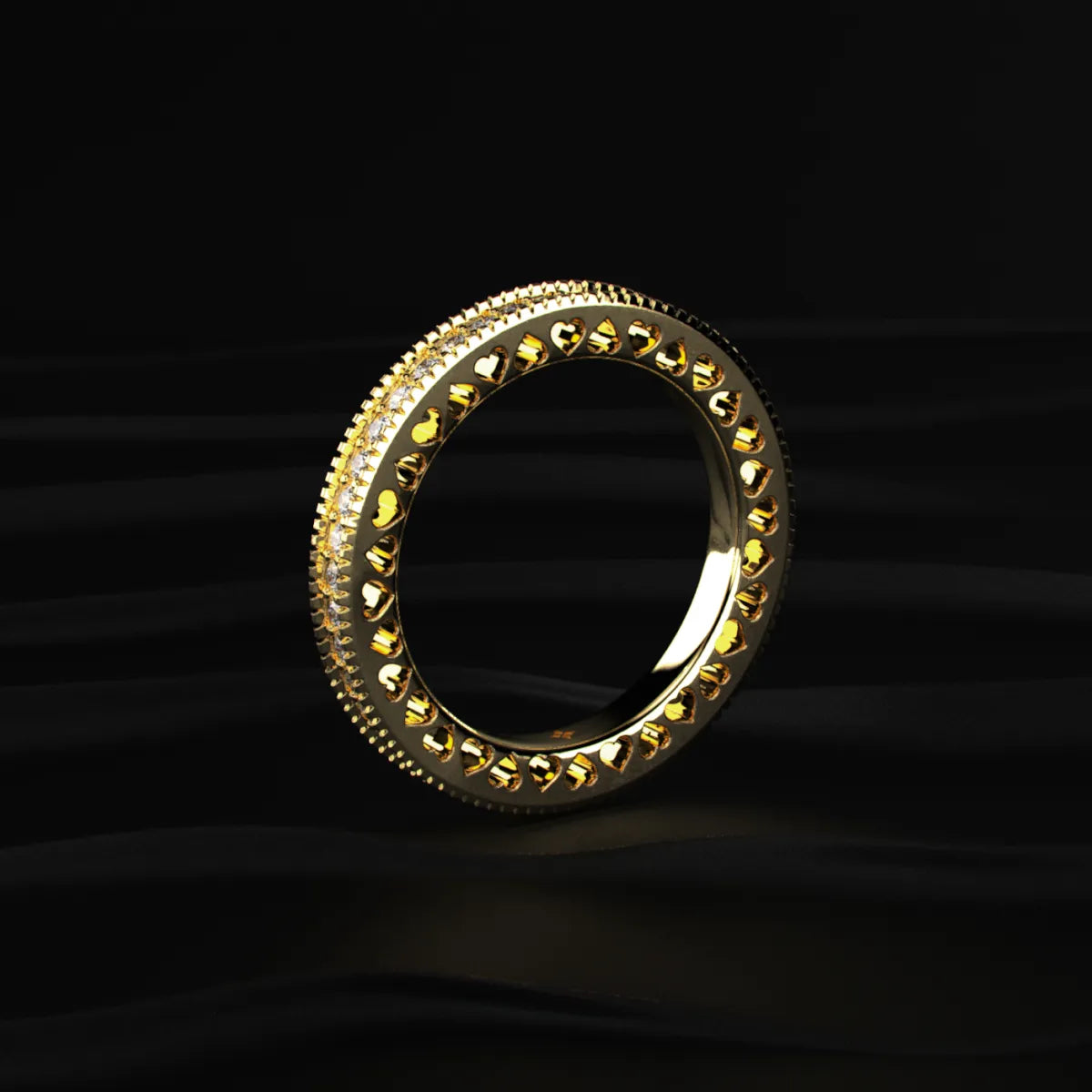 Heart Of Eternity Diamond Ring | Earthly  Jewels
