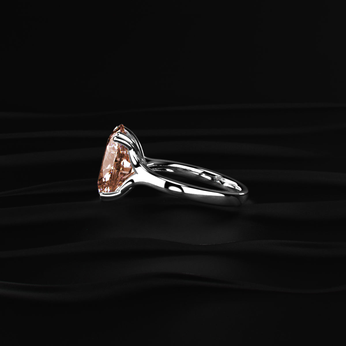 6 Ct Oval Solitaire Ring With Double Prong Set | Earthly jewels