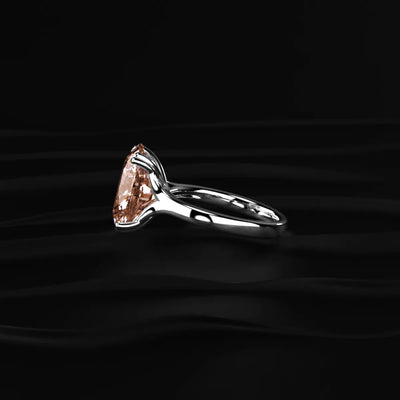 6 Ct Oval Solitaire Ring With Double Prong Set | Earthly jewels