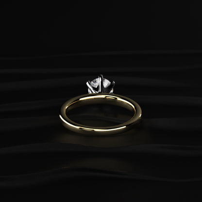 1 Ct Round Diamond Solitaire Engagement Ring | Earthly jewels