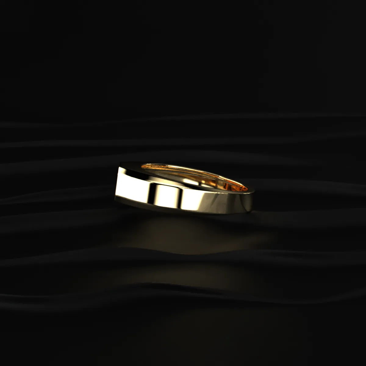 Mens Emerald Cut Diamond Ring | Earthly Jewels