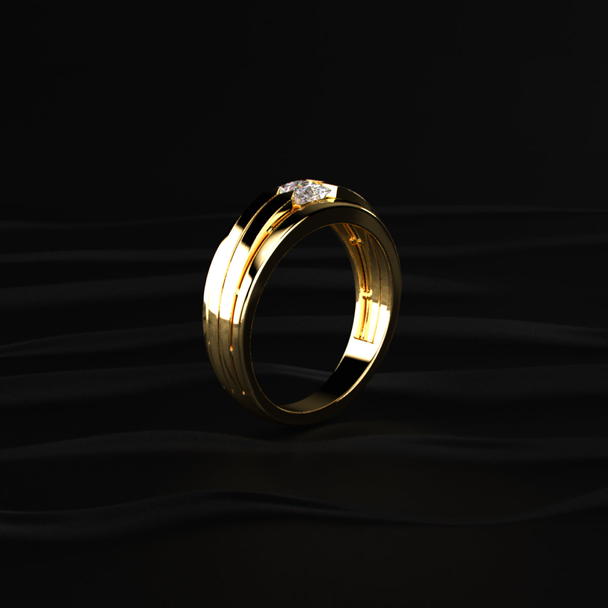 Princess Cut Diamond Ring For Men