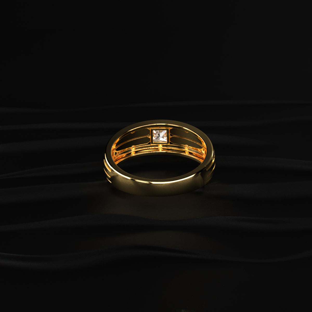 Princess Cut Diamond Ring For Men