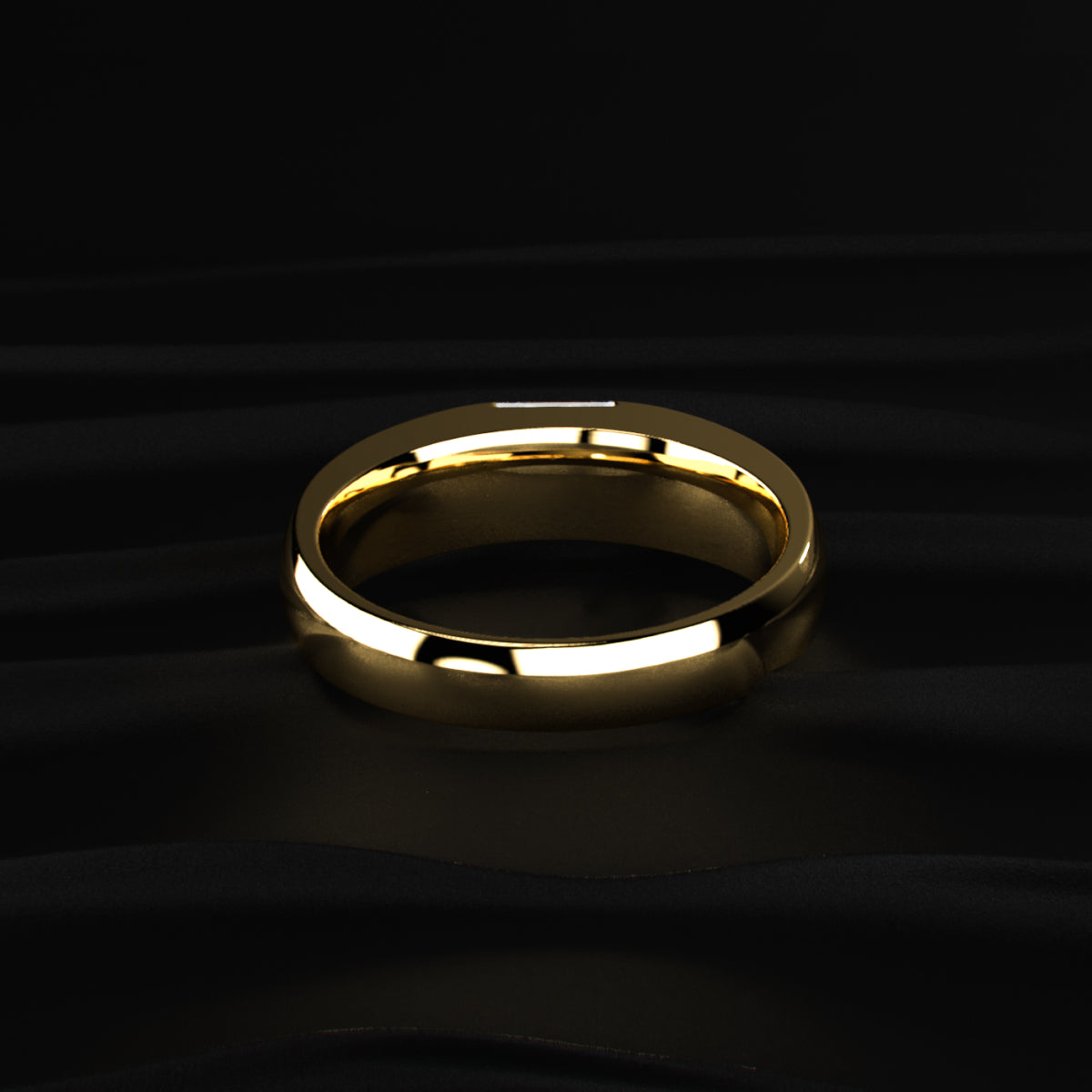 Princess Solitaire Ring For Men