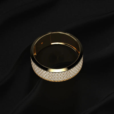 Multi Row Diamond Eternity Men's Band | Earthly Jewels