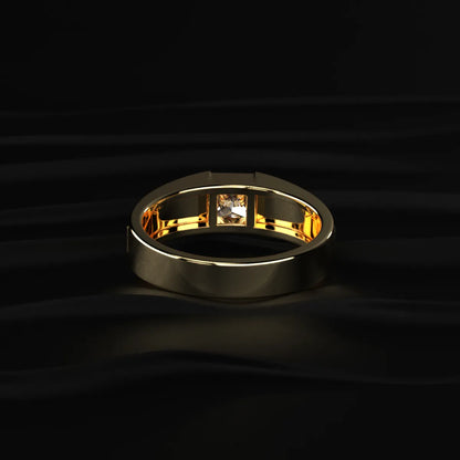 Princess Cut Men'S Engagement Ring | Earthly Jewels