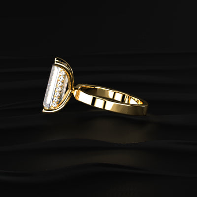 Baguette Diamond Solitaire Ring | Earthly Jewels