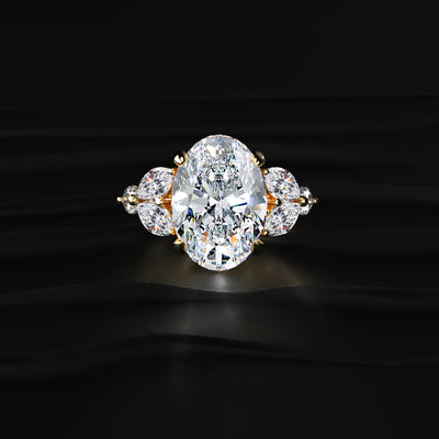 The Sovereign Oval Solitaire Ring | Earthly Jewels