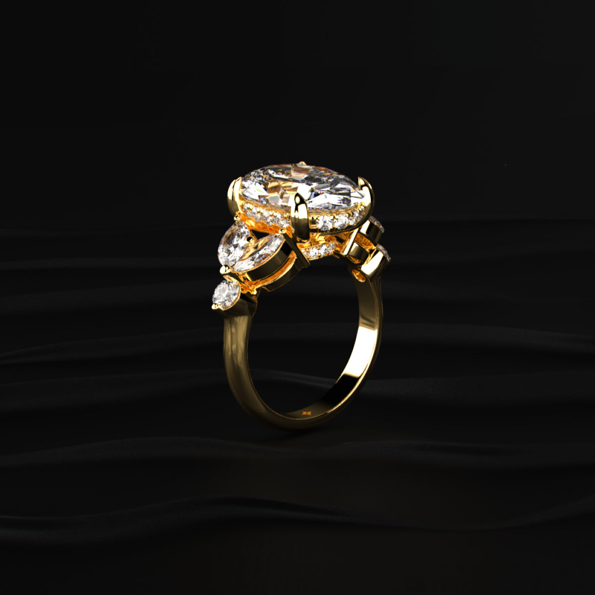 The Sovereign Oval Solitaire Ring
