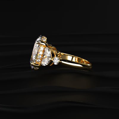 The Sovereign Oval Solitaire Ring | Earthly Jewels