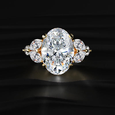 The Sovereign Oval Solitaire Ring | Earthly Jewels