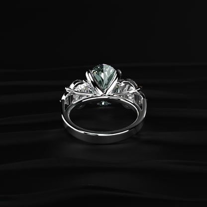Oval Diamond Empress Five Stone Ring | Earthly jewels