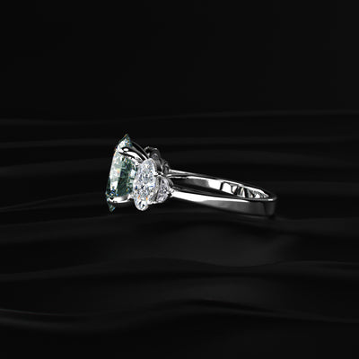 Oval Diamond Empress Five Stone Ring | Earthly jewels
