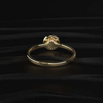 Round Cut Halo Diamond Engagement Rings | Earthly Jewels